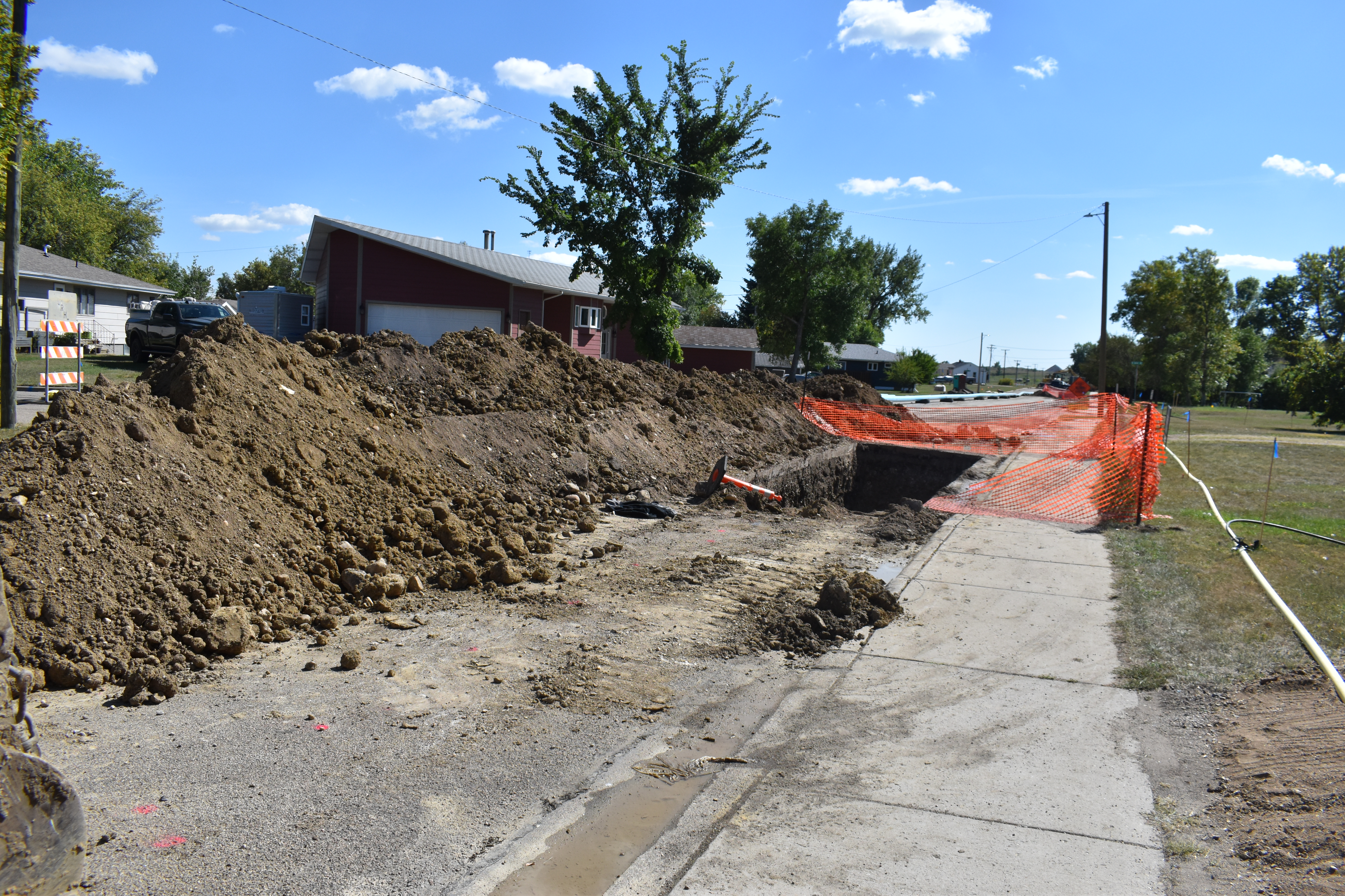 Underwood begins water main replacement