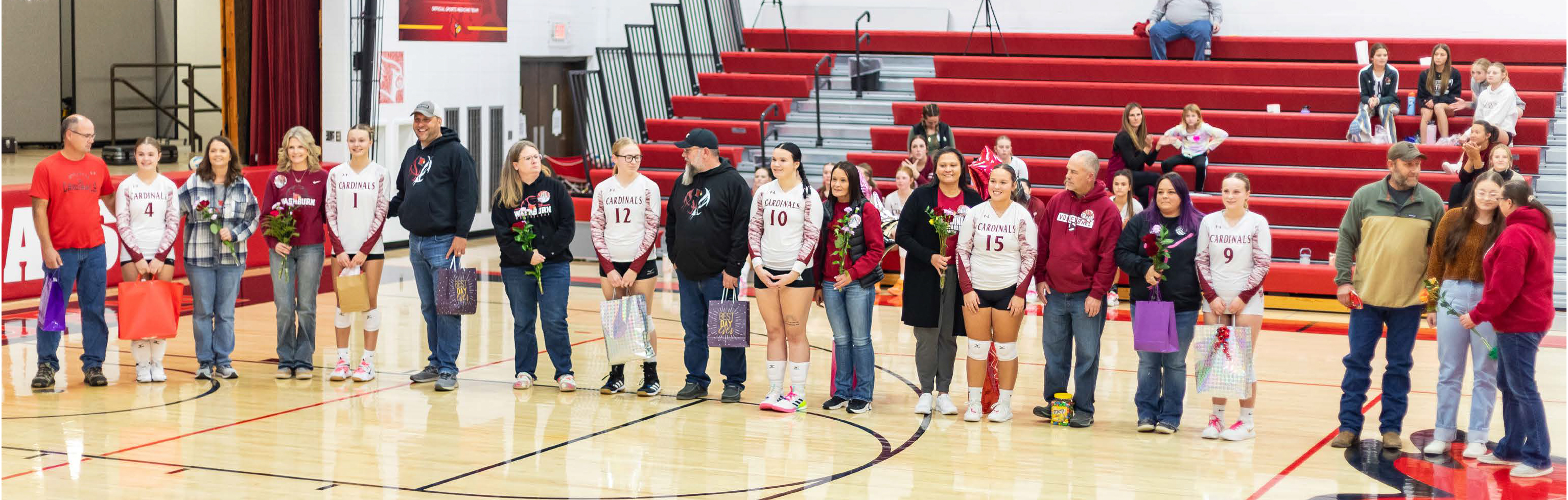 Celebrating Senior Night