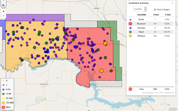 Crews battle storm to restore power