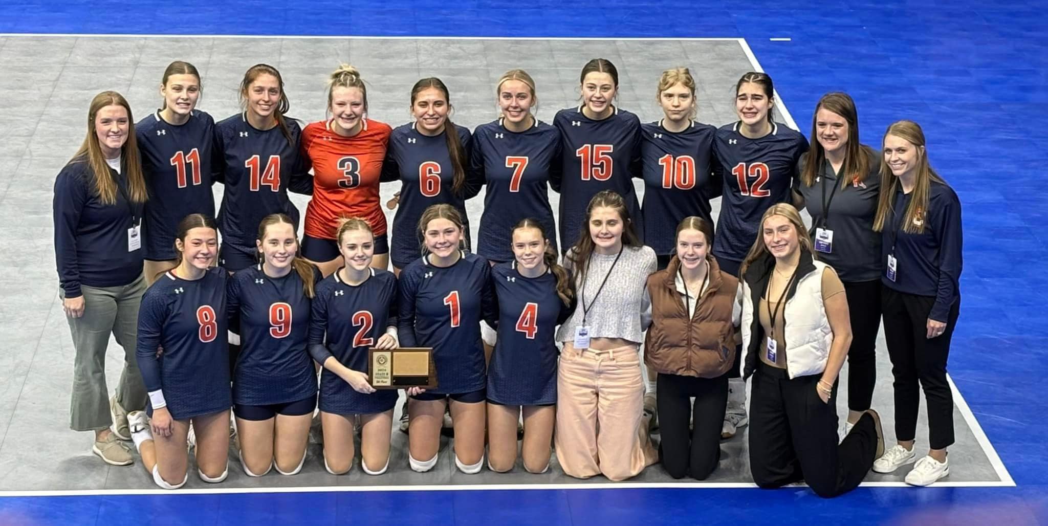 Central McLean Cougars Volleyball complete storybook season