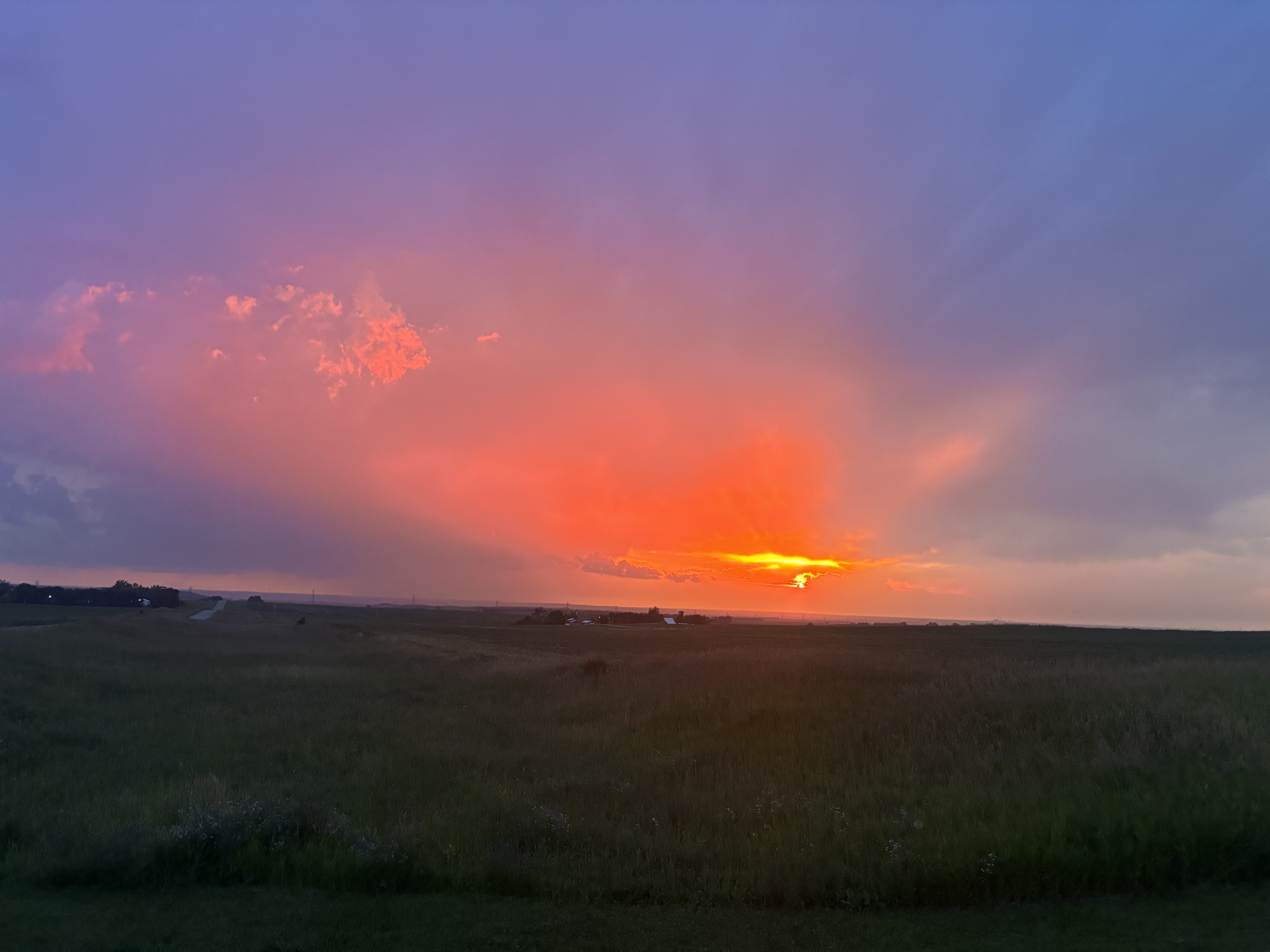 Colorful sunset