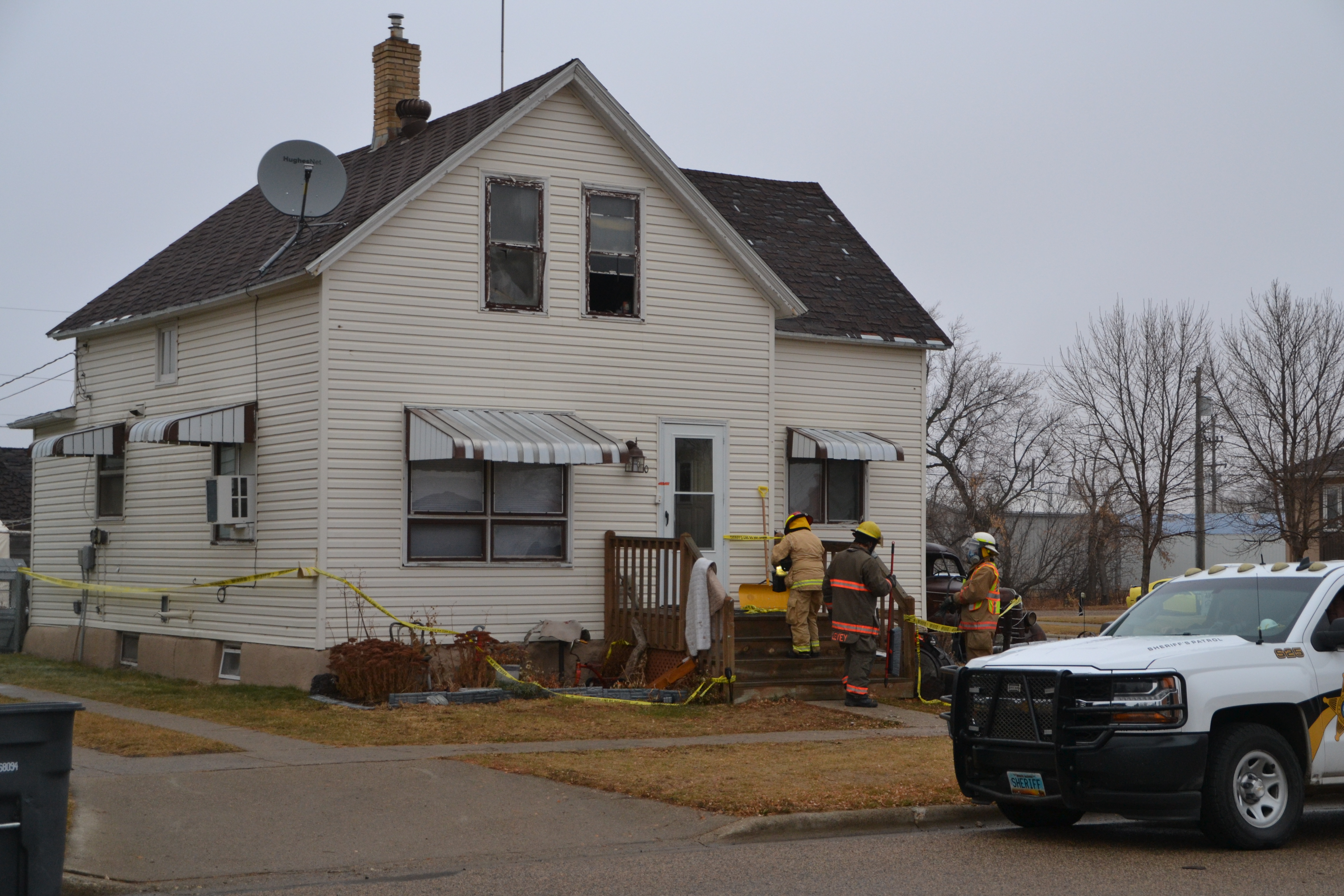 Fire damages Underwood home