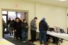 Polls busy but turnout down in election